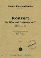 Konzert für Flöte Nr. 7 d-Moll op. 22 
