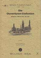 Die Ouverturen-Sinfonien FWV K: D12, A2, G21, Teilband 1 