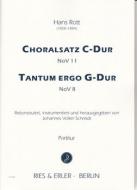 Choralsatz C-Dur NoV 11 - Tantum Ergo G-Dur NoV 8 