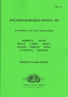 English Baroque Songs 3 