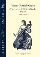 Concerto D-Dur per la Viola da gamba und Streicher- Partitur & Gamba 