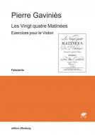 Les Vingt quatre Matinées, Exercices pour le Violon 