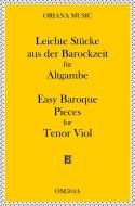 Leichte Stücke aus der Barockzeit für Altgambe (Altschlüssel) 