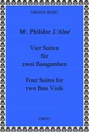 4 Suiten für zwei Bassgamben 