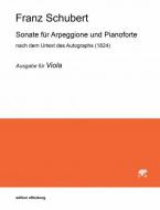 Sonate für Arpeggione und Pianoforte 