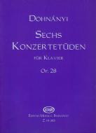 Sechs Konzertetüden für Klavier 