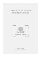 Lexique de La Langue Musicale Solfege 