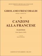 Canzoni alla francese in partitura : libro quarto 
