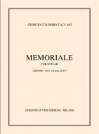 Memoriale (2004/2006) per Chitarra 