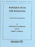 Baroque Duos for Bassoons 