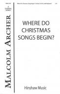 Where Do Christmas Songs Begin 