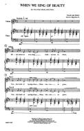 When We Sing Of Beauty 