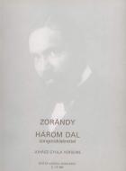 Three Songs With piano accompaniment, To poems by Gy.Juhász 