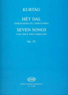 Seven Songs For Soprano And Cimbalom 