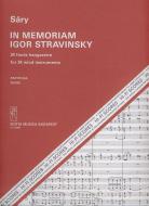 In memoriam Igor Stravinsky 