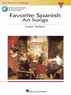 Favorite Spanish Art Songs Low Voice Book and CD 