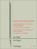 Sieben Orgelstücke in Form von Choralvorspielen 