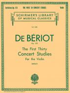 First 30 Concert Studies For The Violin Op. 123 