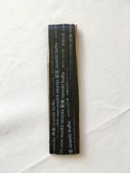 Geschenkband Musica - schwarz 