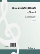4 Rispetti für Sopran und Klavier op.12 