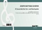 45 kurze leichte Vor- und Nachspiele 