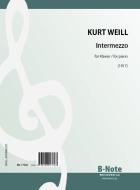 Intermezzo für Klavier (1917) 