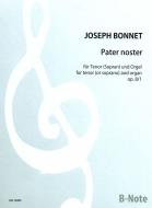 Pater noster für Singstimme und Orgel op.8/1 