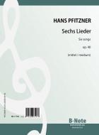 Sechs Lieder op.40 (mittel) 