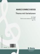 Thema mit Variationen für Orgel op.115 