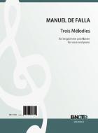 Trois Mélodies für Singstimme und Klavier 