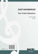 Vier Psalm-Motetten für Chor SATB op.40 