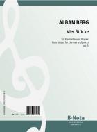 Vier Stücke für Klarinette und Klavier op.5 