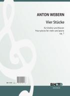 Vier Stücke für Violine und Klavier 