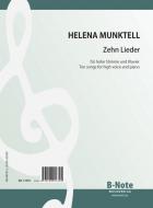 Zehn Lieder für hohe Stimme und Klavier 