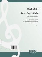 Zehn Orgelstücke (Vor- und Nachspiele) op.1 