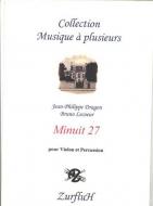 Minuit 27 Violon Et Percussion 