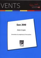 Sax 200 Pour Ensemble De Saxophones Et Percussions 