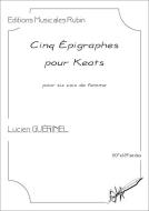 Cinq Épigraphes pour Keats 