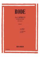 Capricci In Forma Di Studi 24 Caprices For Violin Unacc 