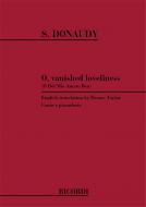 O Del Mio Amato Ben Ms/pno O Vanished Loveliness It/en Ms Or Bar 