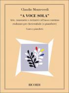 A Voce Sola Arie Canzonette e Recitative 