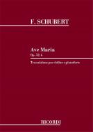 Ave Maria Op. 52 Nr. 6 Violin And Piano D893 
