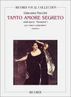 Tanto Amore Segreto Soprano Piano from Turandot Act3 Italian 