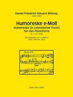 Humoreske e-Moll op. 11 