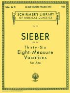 36 Eight Measure Vocalises Op.94 