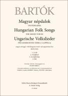 Hungarian Folk Songs BB 99 