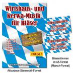 Wirtshaus- und Kerwa-Musik für Bläser 1 