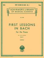 First Lessons In Bach Book 1 