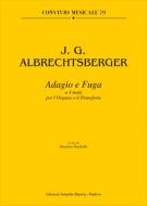 Adagio e Fuga A 4 Mani Per Organo 