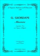 Miserere Per 4 Voci (Satb) e Organo Obbligato 